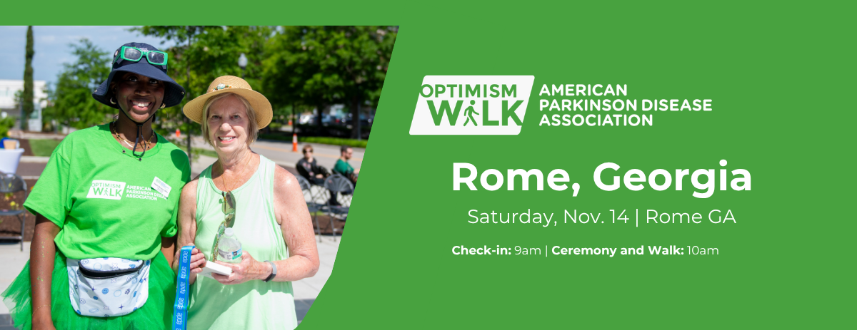 APDA 2026 Optimism Walk for Parkinson's - Rome, Georgia